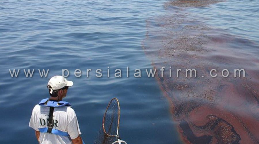 خسارت ناشی از نشت کشتی و آلودگی دریاها